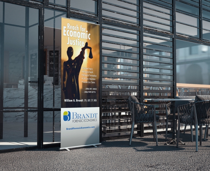 Brandt Forensic Economics Trade Show Display Design
